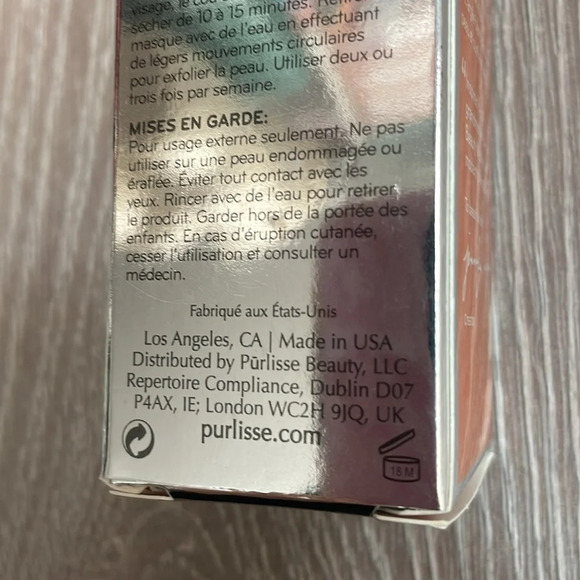 NEW Purlisse Pumpkin + Ginger Detoxifying Charcoal Mask 2.5 oz - Picture 12 of 16